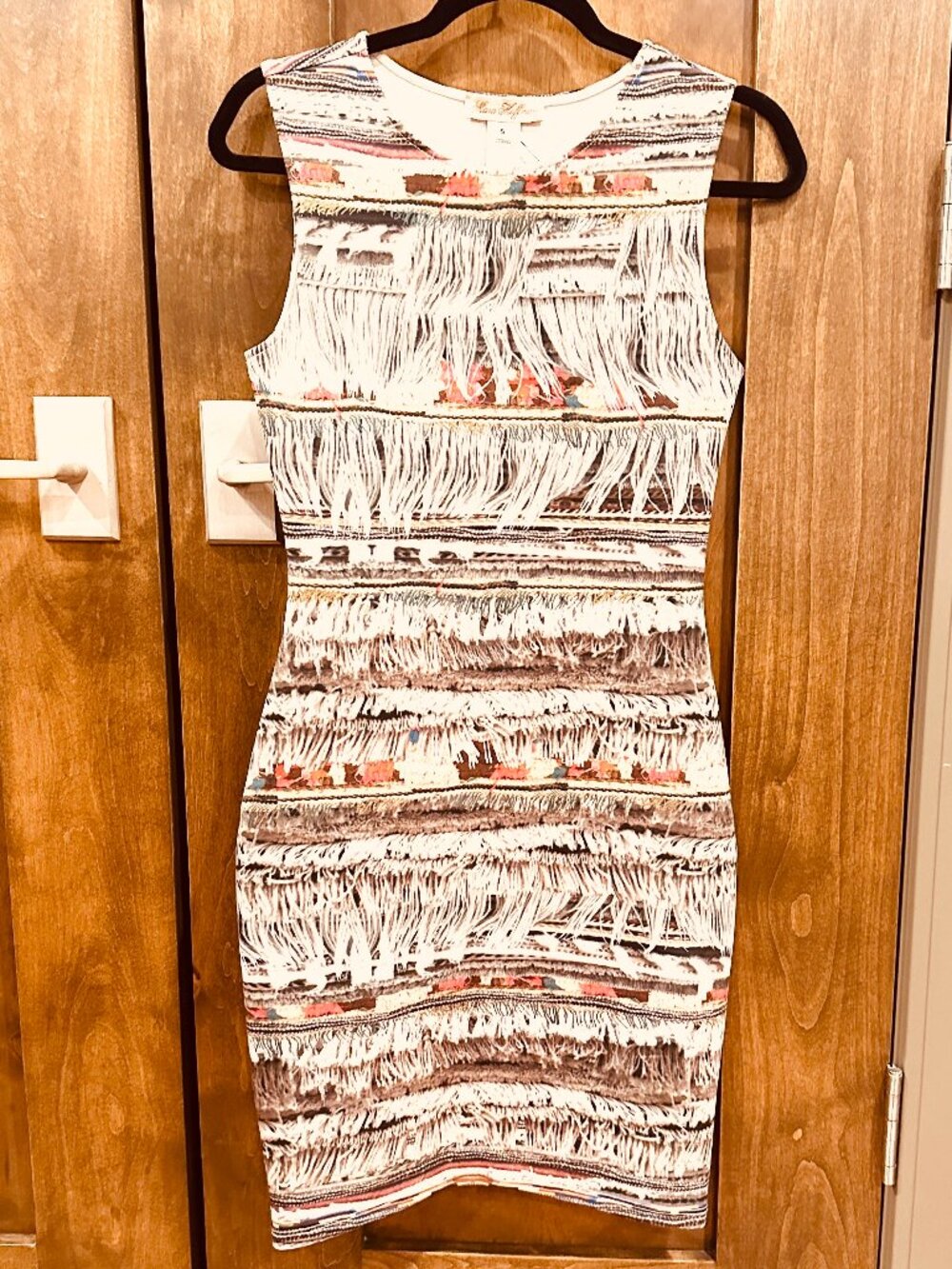 MARA HOFFMAN GRAPHIC PRINT DRESS VTG SMALL